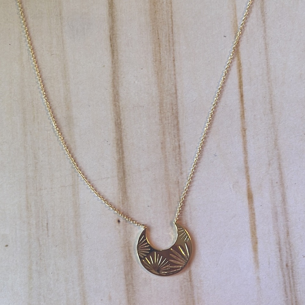Gorjana Azul Crescent Necklace - Picture 5 of 9